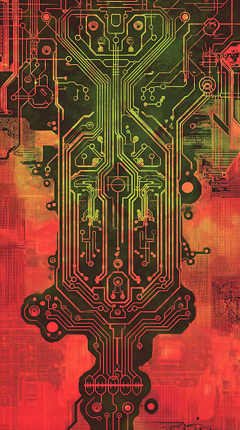 Futuristic Circuit Board , circuit HD phone wallpaper