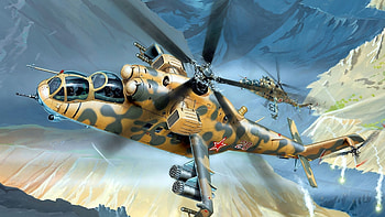 Mil MI-24 Gunship Helicopter, MI-24, Gunship, Mil, Helicopter HD wallpaper