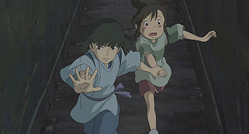 Haku and Chihiro, Spirited Away HD wallpaper