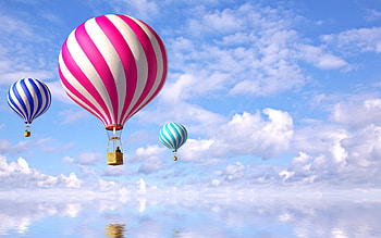 Hot Air Balloon, Vehicles, Sky HD wallpaper
