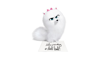Cute Gidget in The Secret Life of Pets 2 HD wallpaper