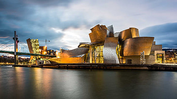 Bilbao Guggenheim Museum, Gauvin , Architectural marvel, Travel blog HD wallpaper
