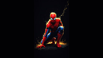 Spiderman Shadow Of Justice, spiderman, superheroes, artwork, art, digital-art, ai HD wallpaper