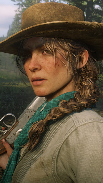 Sadie and Arthur, video game, Red Dead Redemption 2 HD phone wallpaper