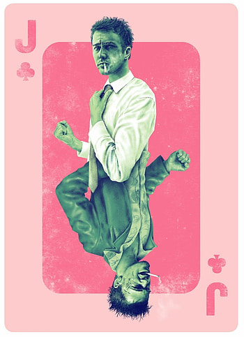 Fight Club, Green dress shirt, Movie artwork HD phone wallpaper