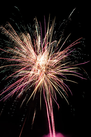 Holidays, Pink, Salute, Holiday, Fireworks, Firework HD phone wallpaper