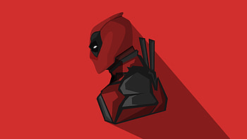Deadpool, marvel comics, minimal HD wallpaper