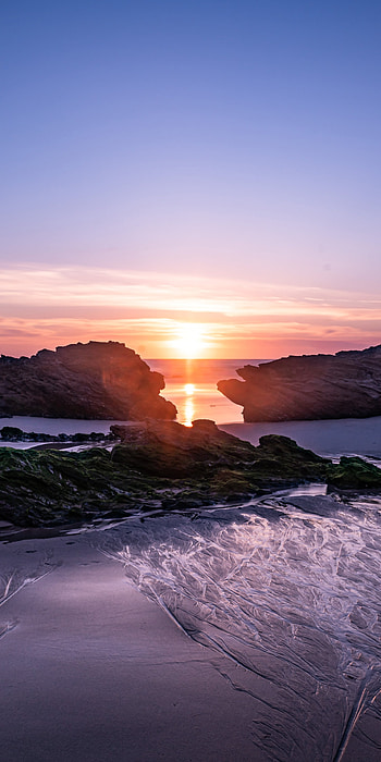 Seaside Sunrise — Vertical Nature , nature HD phone wallpaper