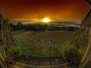 Landscape, Sunset HD wallpaper