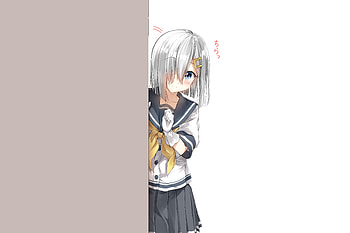 Kashima, kancolle, school dress, kantai HD wallpaper