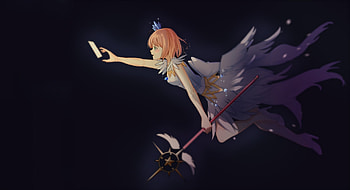 Beautiful, anime girl, flight, Sakura Kinomoto HD wallpaper