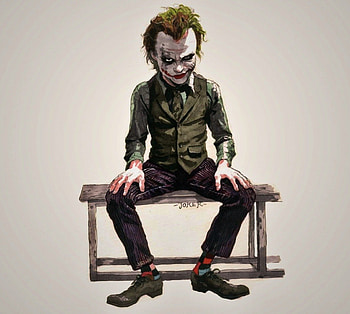 joker artistic, joker, fantasy, art, movie, batman HD wallpaper
