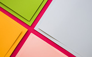 3D material design, , geometric shapes, colorful backgrounds, pink lines, geometric art, creative, artwork, material design HD wallpaper