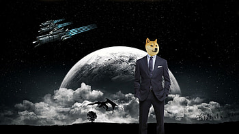 Sky Doge by ToValhallaHUN Sky Doge by ToValhallaHUN HD wallpaper