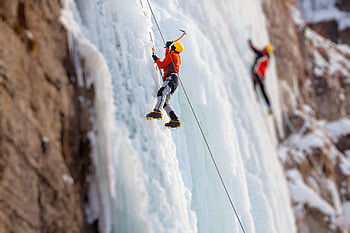 Triglav National Park, Ice Climbing HD wallpaper