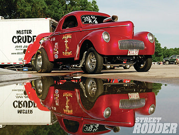 1941 Gass'er, ford, classic, race, red HD wallpaper