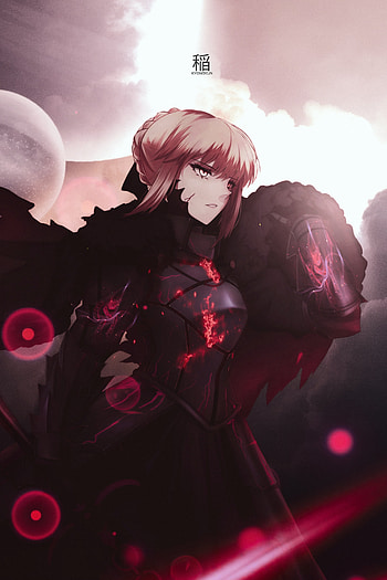Saber alter, cloud, sky, anime_87 HD phone wallpaper