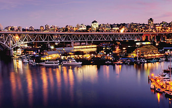 Cities, Yachts, City, Canada, Pier, Bridge, Vancouver HD wallpaper