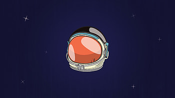 Astronaut Helmet Minimal , astronaut, artist, artwork, digital-art, minimalism, minimalist HD wallpaper