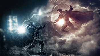 God Vs Man, batman, superman, superheroes, artwork, digital-art, deviantart HD wallpaper