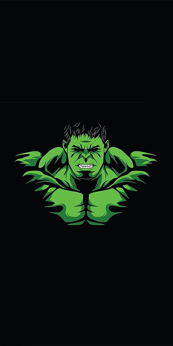 Hulk, art, cartoon HD phone wallpaper