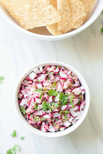 Radish salsa, Fresh and healthy, Flavorful condiment, Live in kitchen HD phone wallpaper