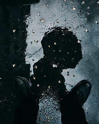 Reflection, Miscellanea, Miscellaneous, Legs, Wet, Asphalt, Puddle HD phone wallpaper