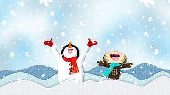 Christmas, cg, joy, snow HD wallpaper