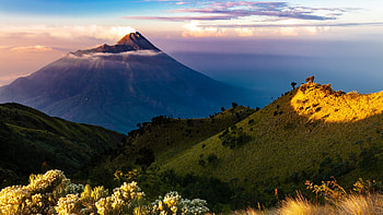 Java island, Majestic mountains, Volcanic landscapes, Nature's masterpiece HD wallpaper