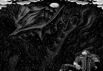 berserk moon, Berserk, manga HD wallpaper