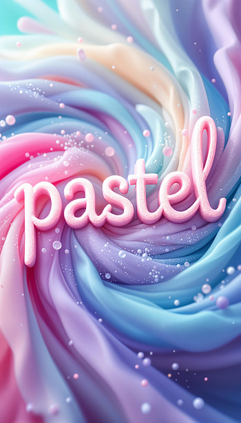 Pastel Whirl: A Dreamy , pastel, swirl, colors, texture, typography HD phone wallpaper