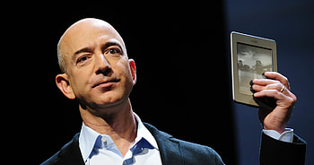 Kindle presentation, Jeff Bezos HD wallpaper