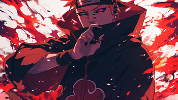 Rinnegan's Gaze: Pain Unleashed, Anime, Naruto, Pain (Naruto), Rinnegan (Naruto) HD wallpaper