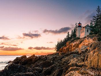 Nature, Rock, Building, Shore, Bank, Lighthouse HD wallpaper