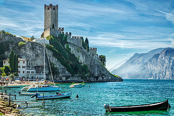 First trip, Lake Garda experience, Memorable adventure, Canvas holiday HD wallpaper