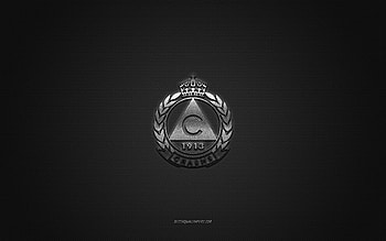 PFC Slavia Sofia, Bulgarian football club, silver logo, gray carbon fiber background, Bulgarian First League, Parva liga, football, Sofia, Bulgaria, PFC Slavia Sofia logo HD wallpaper