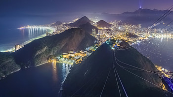 Latin America, Rio at Night, R HD wallpaper