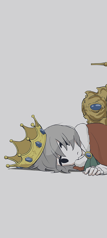 Young King ||, Laying, Crown, Prince, Anime, Sleep, Avogado6 HD phone wallpaper