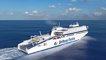 Brittany Ferries, New LNG-powered ferry, Offshore energy, Environmental sustainability HD wallpaper