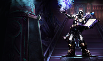 Ryze - The Rogue Mage, magic, professor, the rogue mage, wizard, demon, adventure, fantasy, video game, cg, league of legends, ryze HD wallpaper