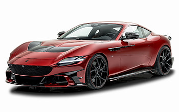 2022, Ferrari Roma Mansory, red supercar, red Ferrari Roma, Ferrari Roma tuning, Italian sports cars, Ferrari HD wallpaper