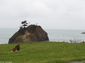 Battle Rock, oregon, port orford, indian, war HD wallpaper