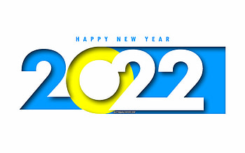 Happy New Year 2022 Palau, white background, Palau 2022, Palau 2022 New Year, 2022 concepts, Palau, Flag of Palau HD wallpaper