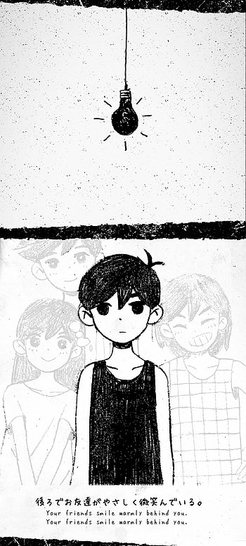 Omori (White), game, white HD phone wallpaper