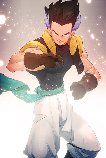 Gotenks, Anime character, Dragon Ball series, Powerful fusion HD phone wallpaper