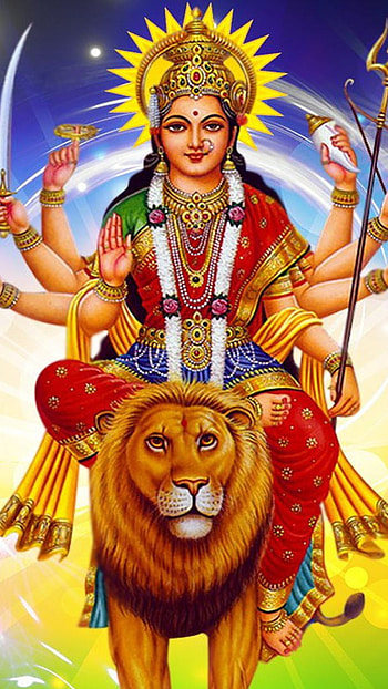 Sheruwali maa, davotional, bhakti, hindu god HD phone wallpaper