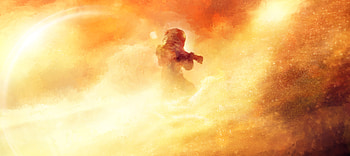 The Red Planet, astronaut, artist, artwork, digital-art, deviantart HD wallpaper