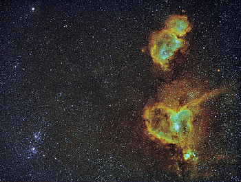 Universe, Stars, Nebula, Glow HD wallpaper