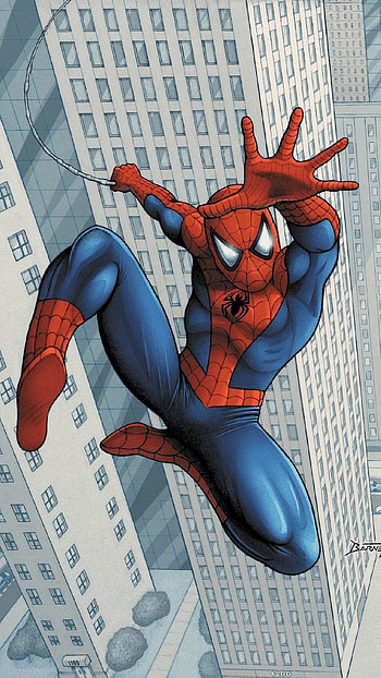 Spiderman Comic, Marvel HD phone wallpaper