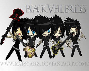 bvb chibi, bvb, chibi, black veil brides, anime HD wallpaper